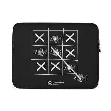 Fish Tick Tack Toe Laptop Sleeve